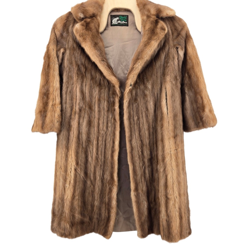 Vintage Mink Fur Coat Full Length David Green Anchorage Alaska READ